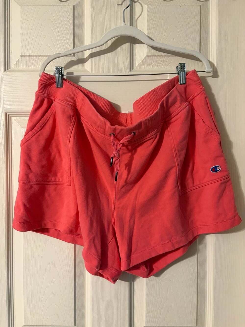 Champion Women's Plus Size Fleece Sweat Shorts, Coral, Size 2X